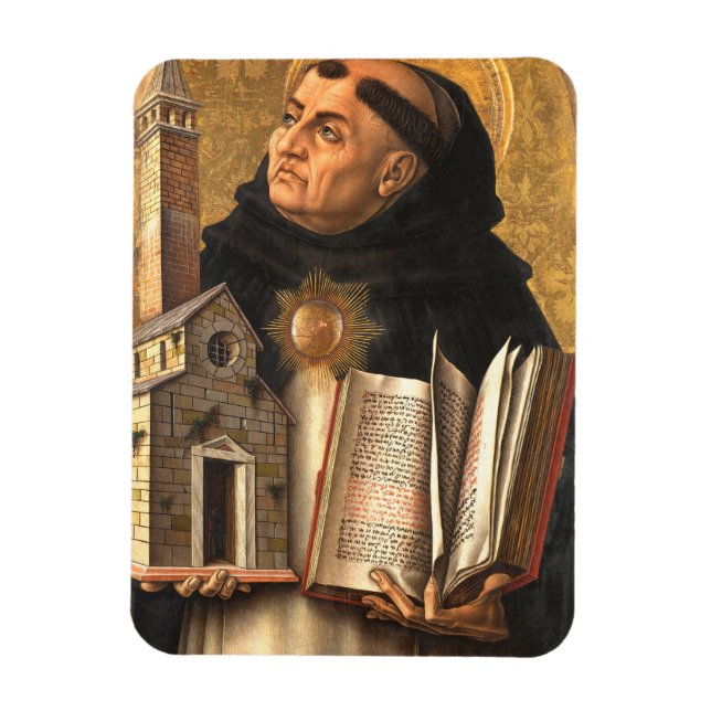 Ímã Saint Thomas Aquinas Doctor of Truth (Vertical)