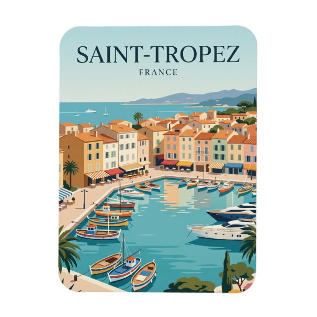 Ímã Saint-Tropez França (Vertical)