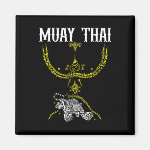 Imã Sak Yant Muay Thai Kickboxing Tatuagem de Tigre As