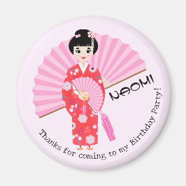 Imã Sakura Cherry Blossom Festa de aniversário Japones