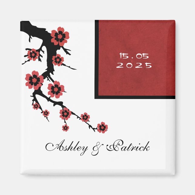 Imã Sakura Wedding Magnet (Frente)