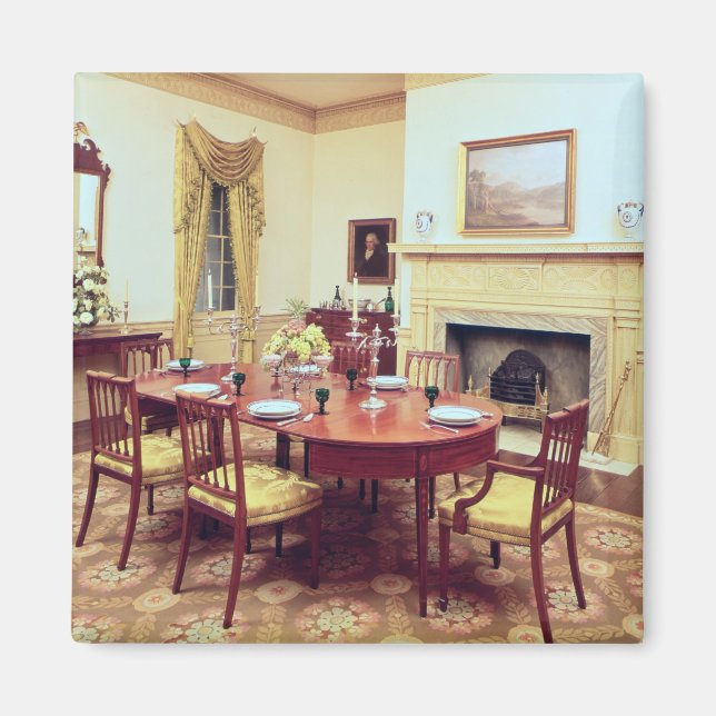 Imã Sala de jantar do White Hall, perto de Charleston (Frente)