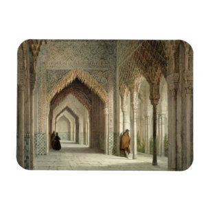 Ímã Sala do Tribunal de Alhambra, Granada, 1853 (lit