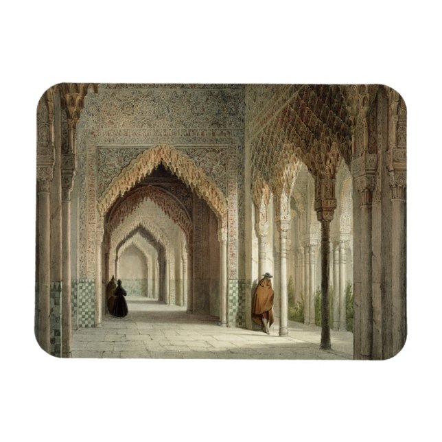 Ímã Sala do Tribunal de Alhambra, Granada, 1853 (lit (Horizontal)