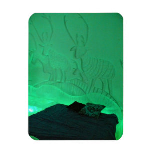 Ímã Sala Elk no Hotel de Glace, Quebec, Canadá
