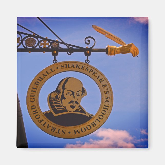 Imã Sala Escolar de Stratford Guildhall Shakespeare (Frente)