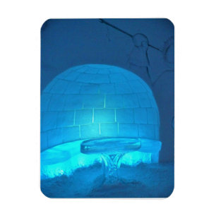 Ímã Sala Igloo no Hotel de Glace, Quebec, Canadá