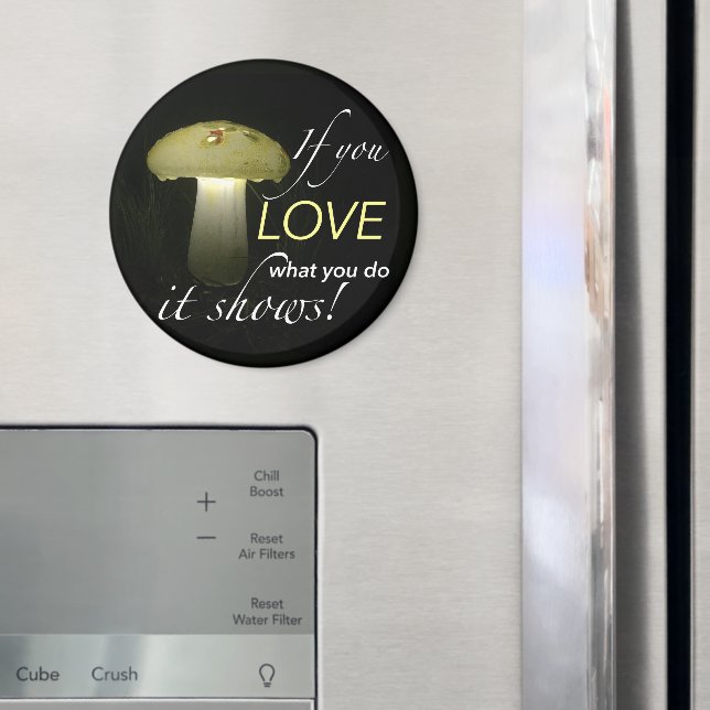 Imã Sala Solar Brilhante com Citação Inspiradora (In Situ (Fridge))