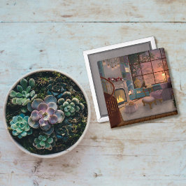 Imã Sala Sunset de Leitura de Louco