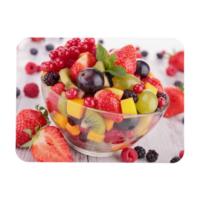 Ímã Salada de fruta fresca (Horizontal)