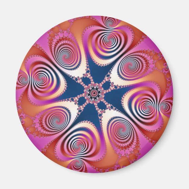 Imã Salamander - Arte Fractal (Frente)