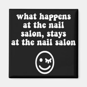 Imã Salão de beleza engraçado do prego