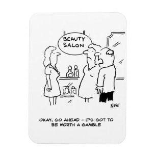 Ímã Salão de Beleza - Marido diz que vale a pena arris