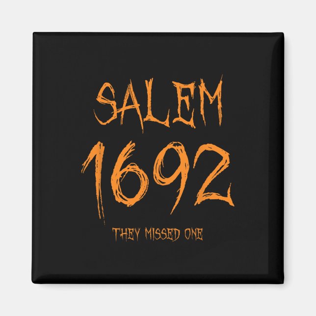 Imã Salem 1692 Perderam Uma Bruxa De Halloween Diverti (Frente)