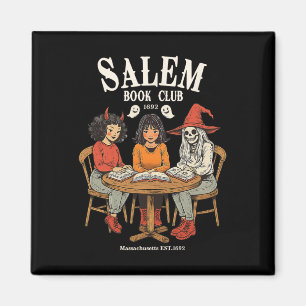 Imã Salem Book Club Retro Halloween Bookeen Halloween