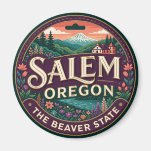 Imã Salem Oregon Capital Pacífico Noroeste Viagem