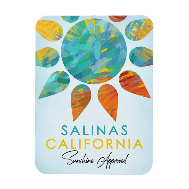 Ímã Salinas California Sunshine Viagem (Vertical)