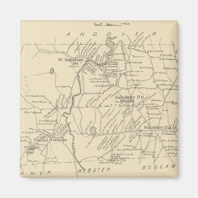 Imã Salisbury, Merrimack Co (Frente)