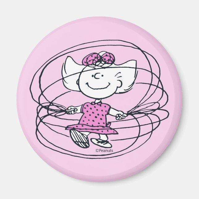 Imã Sally Playing Jump Rope (Frente)