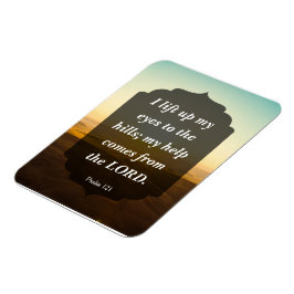 Ímã Salm 121 - minha ajuda vem do LORD