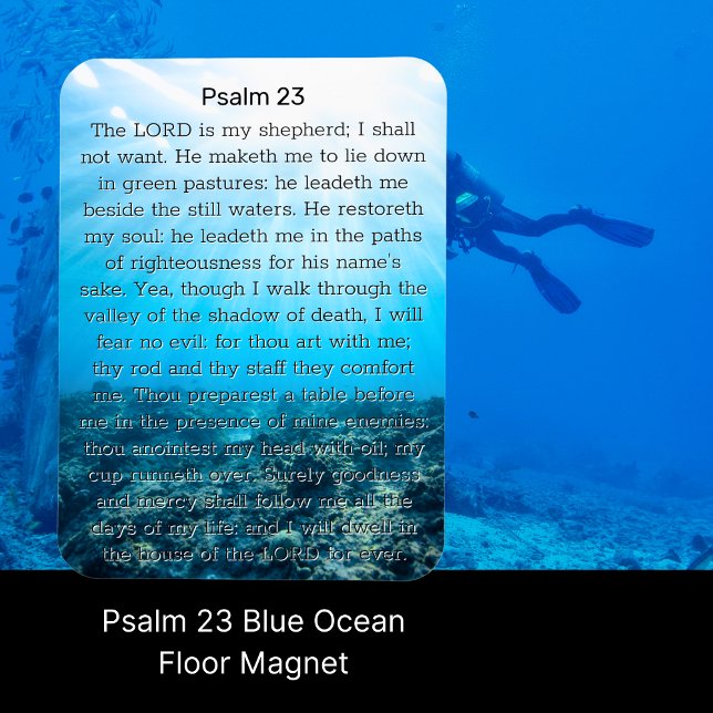 Ímã Salm 23 Blue Ocean Floor (Criador carregado)