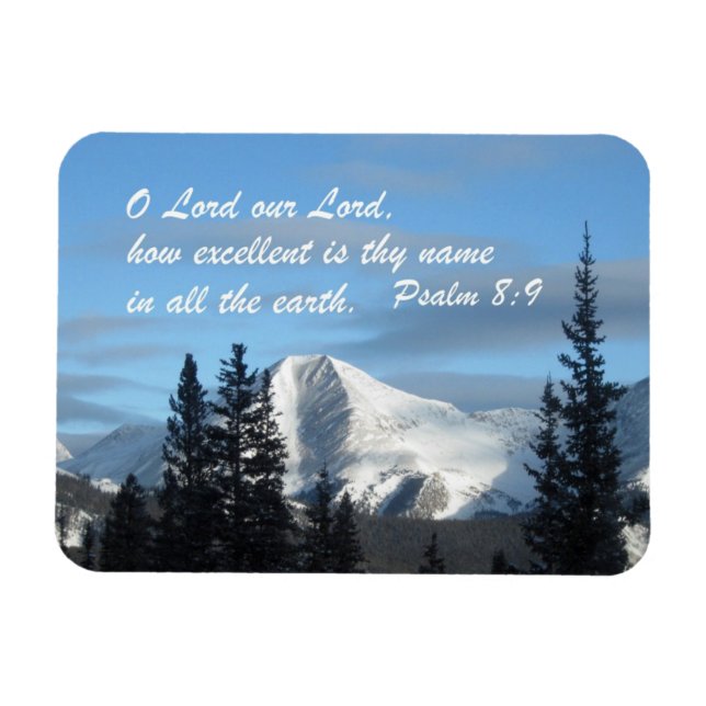 Ímã Salm 8:9 (Horizontal)