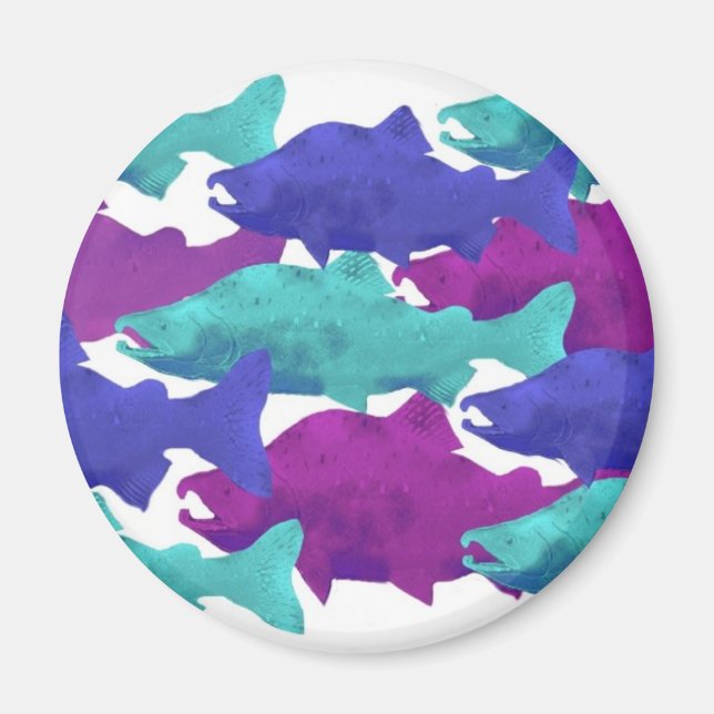 Imã Salmão de peixe (Frente)