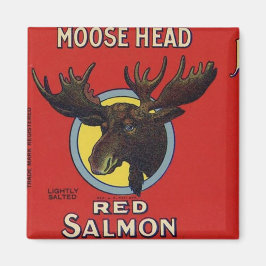 Imã Salmão Vermelho Moose Head