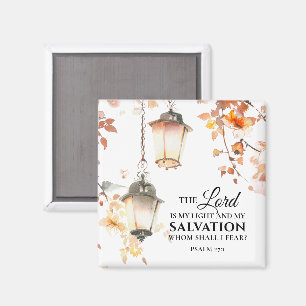 Imã Salmo 27:1 O Senhor é a minha Bíblia de Luz e Salv