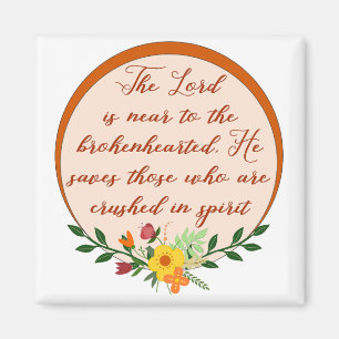 Imã Salmo 34, O Senhor Está Perto Do Coração Quebrado