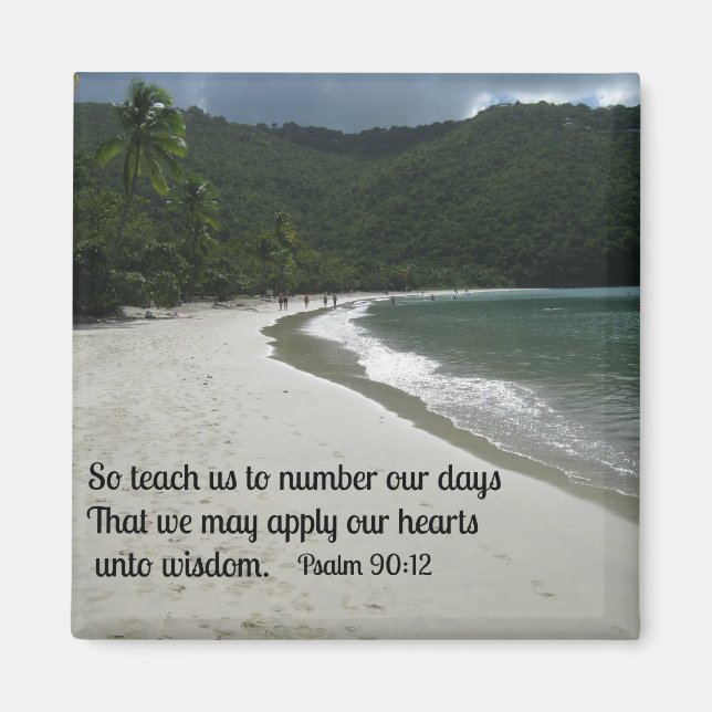 Imã Salmo 90:12 (Frente)