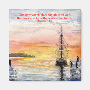 Imã "Salmos & ímã das Aquarelas