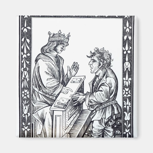 Imã Salomão e Marcoul, ilustração de (Frente)