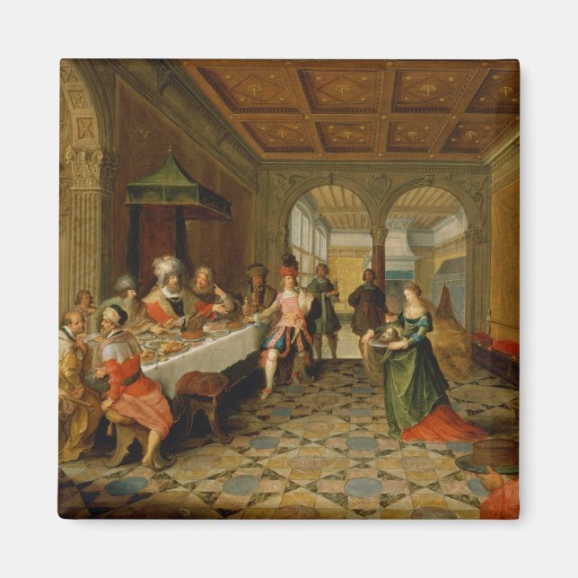 Imã Salomé Apresentando a Cabeça de Rua. (Frente)