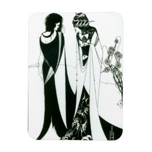 Ímã Salome com sua mãe, Herodias, 1894 (litho) (b
