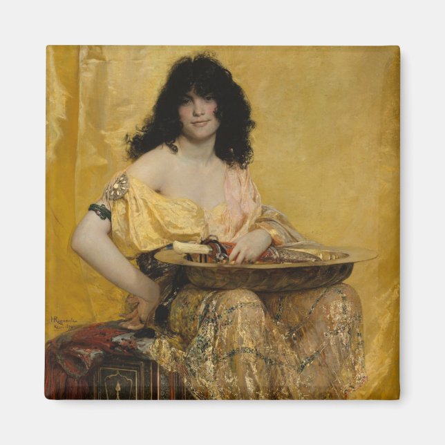 Imã Salomé (Retrato feminino) (por Henri Regnault) (Frente)