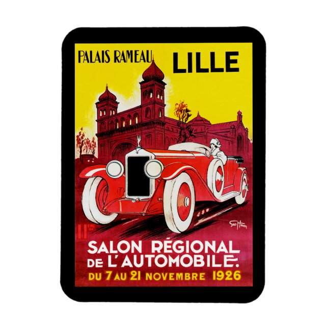 Ímã Salon Regional De L'Automobile ~ Lille (Vertical)
