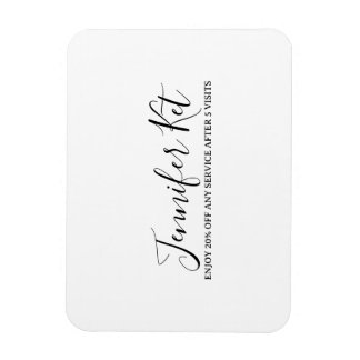 Ímã Salon spa business discount offer website visits a