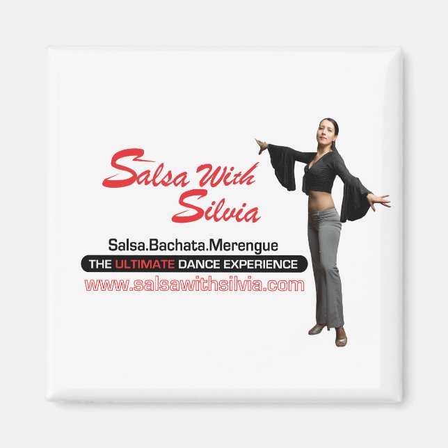 Imã Salsa Com Silvia Magnet (Frente)