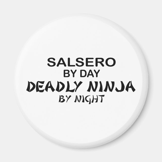 Imã Salsero Deadly Ninja por Noite (Frente)
