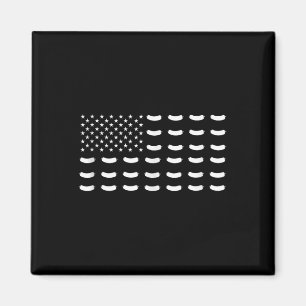 Imã Salsicha de Bandeira Americana Comida EUA Patrioti