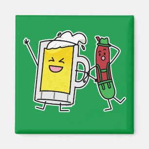 Imã Salsicha de cerveja Octoberfest Oktoberfest