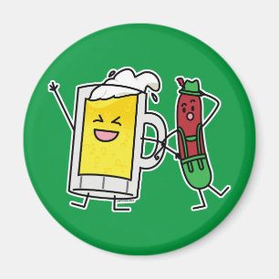 Imã Salsicha de cerveja Octoberfest Oktoberfest