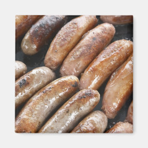 Imã Salsichas na Churrasqueira