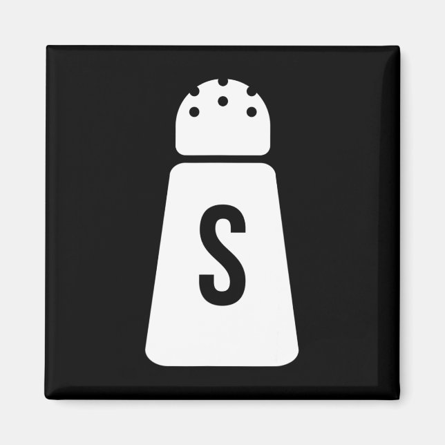 Imã Salt E Pepper Agitam Casais Engraçados (Frente)