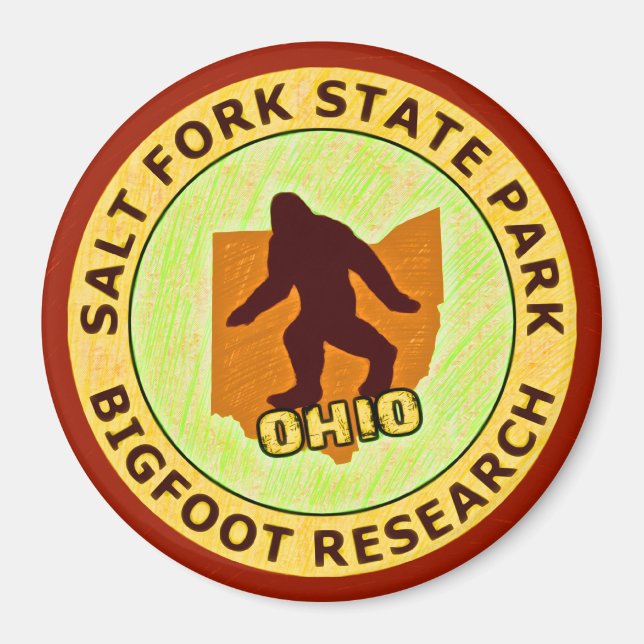 Imã Salt Fork State Park Bigfoot Research (Frente)