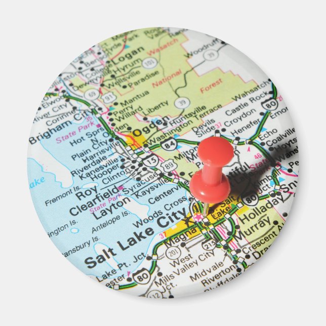 Imã Salt Lake City, Utah (Frente)