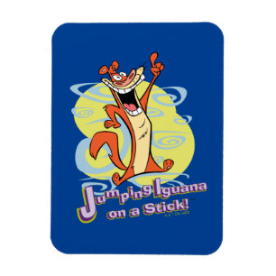 Ímã Saltando Igauna em um Stick!™