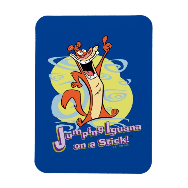 Ímã Saltando Igauna em um Stick!™ (Vertical)