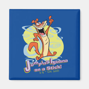 Imã Saltando Igauna em um Stick!™